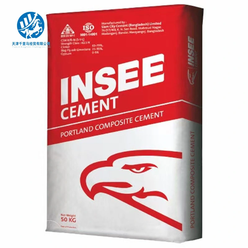 Sac sacs de ciment de riz d'emballage en papier kraft, d'engrais, de haricots PP Sac tissé/emballage du ciment vides Sac en papier kraft stratifié