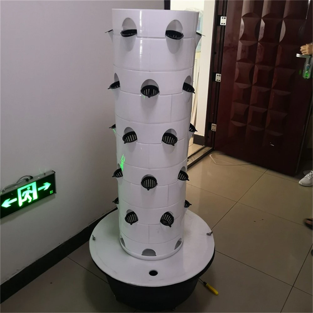 Aeroponics systèmes de culture hydroponique d'intérieur Accueil Tour de jardin vertical avec TOUR verticale DE LUMIÈRE LED