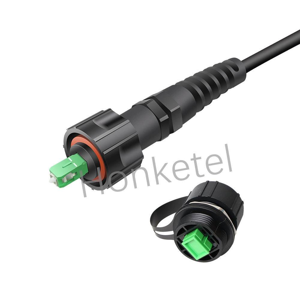 Waterproof IP67 Ftta 7.0mm Outdoor Fiber Optical Patch Cord with Odva Connector