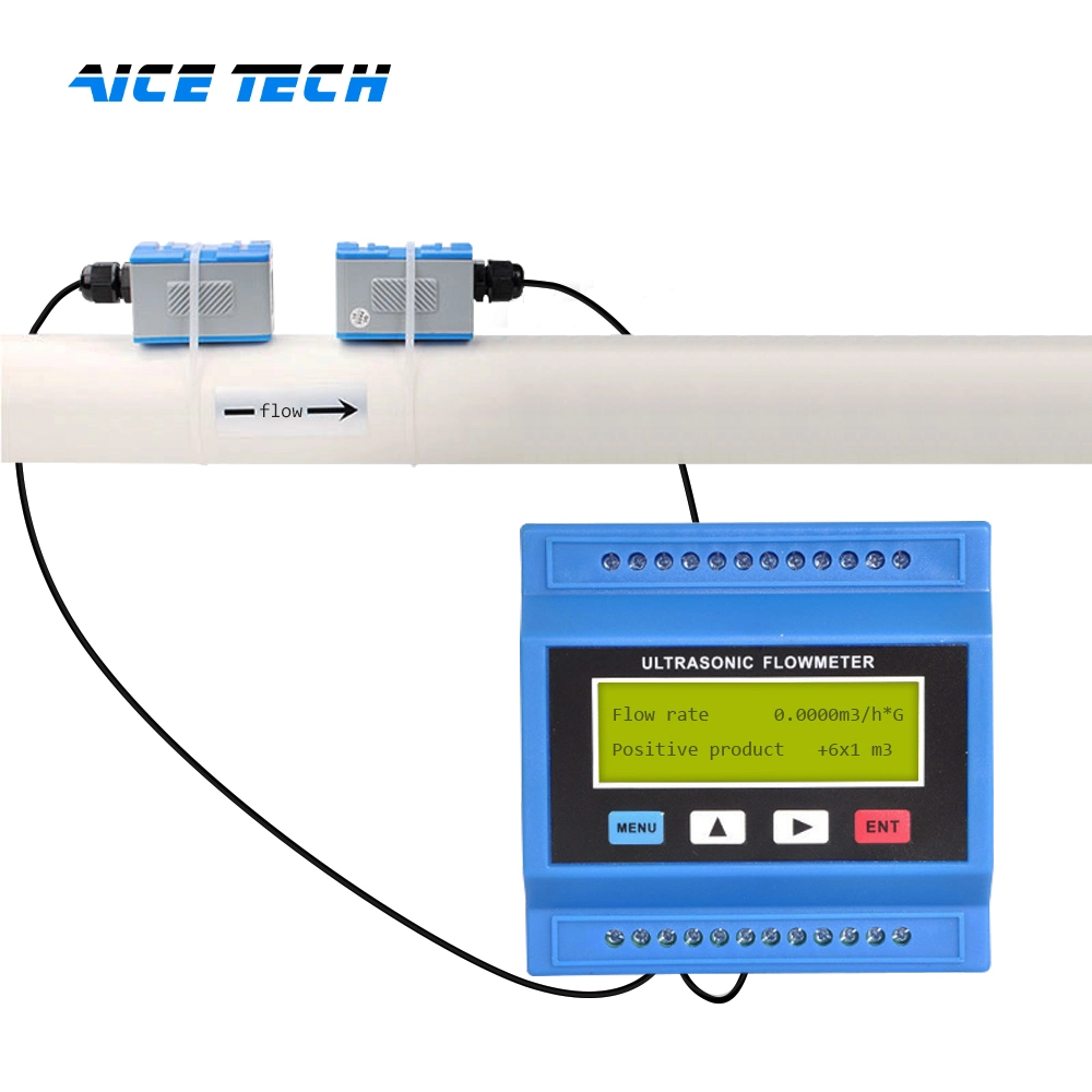 Compact Wall Mounter Ultrasonic Clamp on Liquid Flow Meter