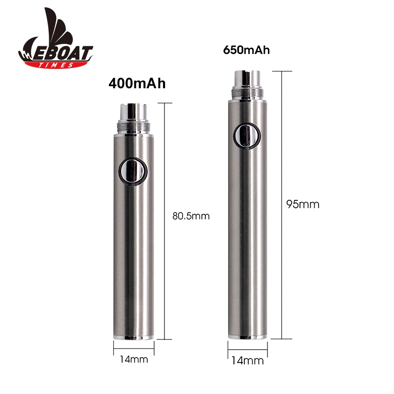 510 Thread Slim Twist Variable Voltage Vape Pen Battery with USB Charger