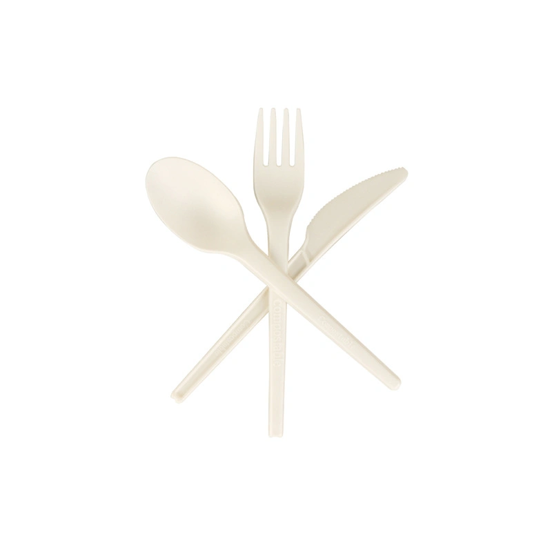 Packing Hot Selling Bagasse Paper Cutlery Pulp Fork Knife Spoon