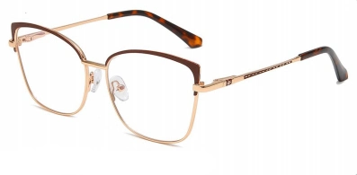 OEM and ODM Available Golden and Silver Cat Eye Metal Frame Quality Guarantee Women Optical Frames