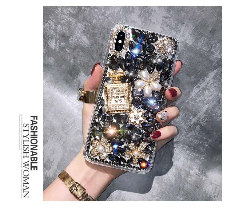 Bling Bling Diamond brillante espejo de lujo para iPhone 5s 6 6s 7 8 Plus X 11 12 Mini Nuevo estuche PARA teléfonos móviles PRO Max