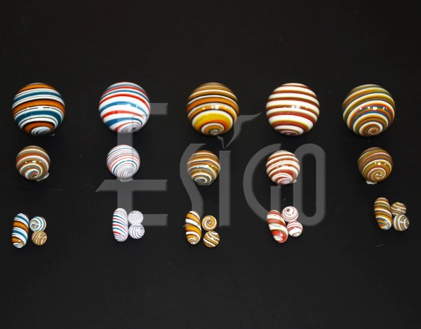 Esigo Wholesale/Supplier Terp Pearls Slurper Small Beads Sets Dichro Pillar Glass Marble