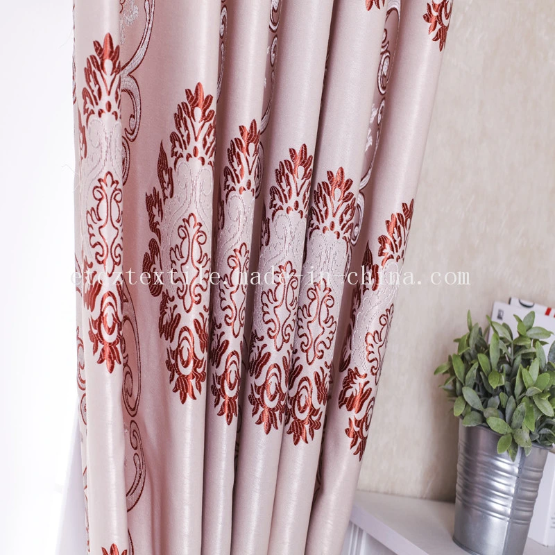 Soft Touching Jacquard Blackout Curtain Fabric