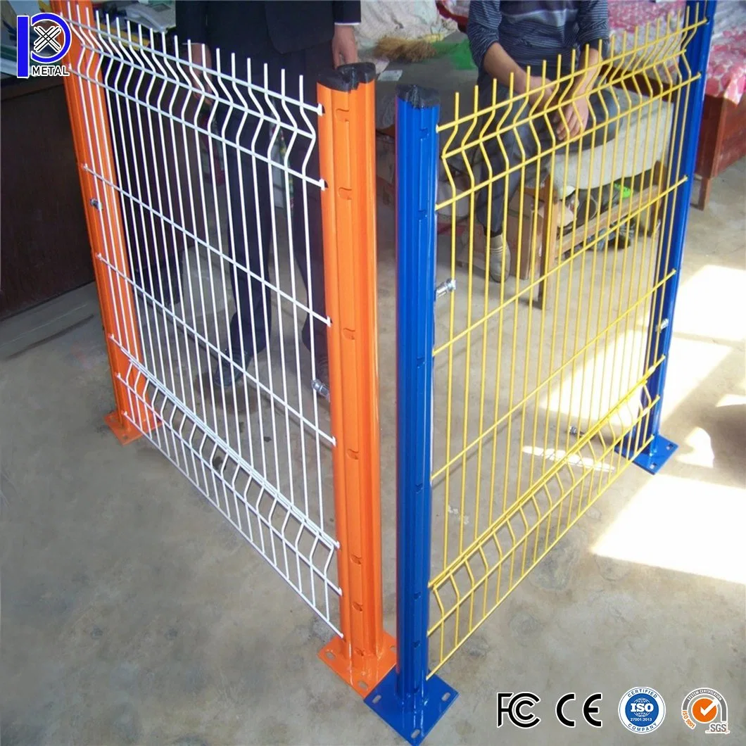 Pengxian 36 Inch Welded Wire Fence Original Factory Construction Security Steel Fence 1.03 1.23 1.53m Height Triangle Bending Welded Wire Mesh Fence