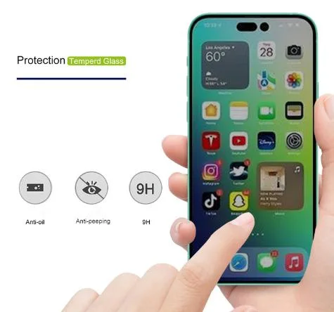 Hot la vente de la vie privée la gamme Protection Ecran pour iPhone / Samsung /Huawei /Oppo /Vivo/Xiaomi/Redmi/Tecno/Infinix/l'Itel