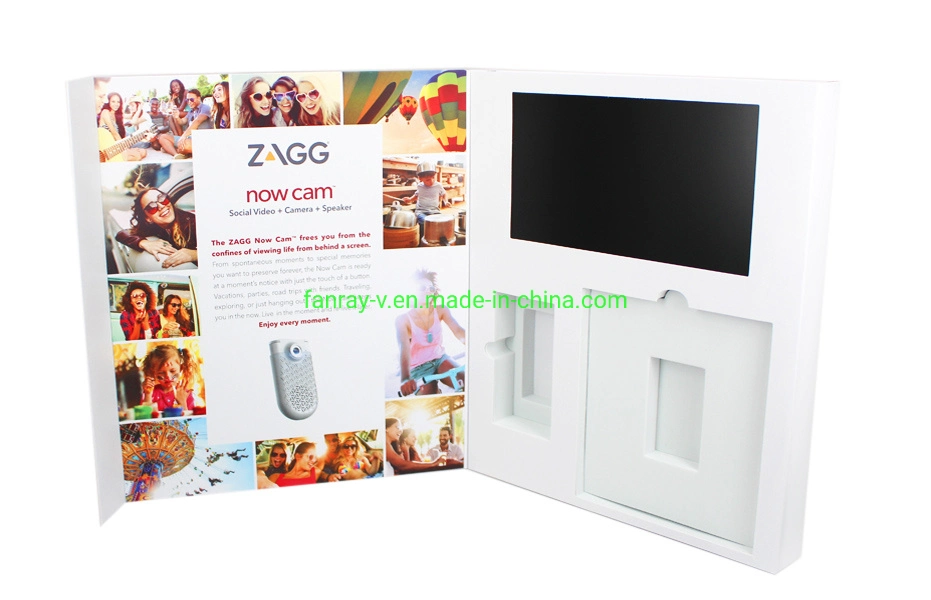 Custom Design 7inch LCD Video Brochure Card Gift for Company Event