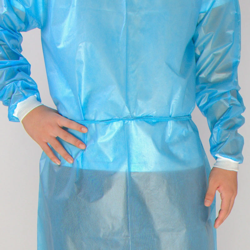 Non-Woven Machine Medical Isolation Coat Safety PP Separate Disposable Best Selling Products Cheep Waterproof ISO