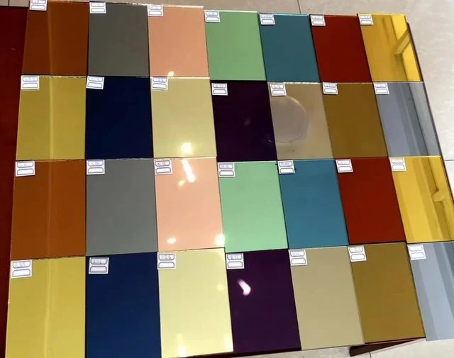 Safety Toughened Glass Color Tinted Home Decor Doors and Windows Partition Wall Digital Painting