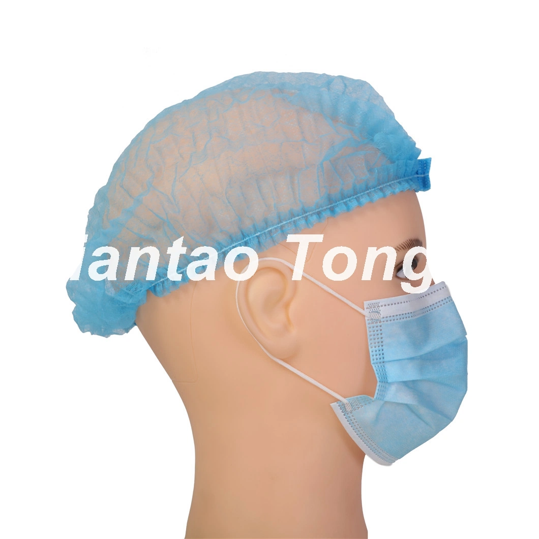 Blue Non Woven PP Medical Mask 3 Layers Type Iir Earloop Surgical Face Mask