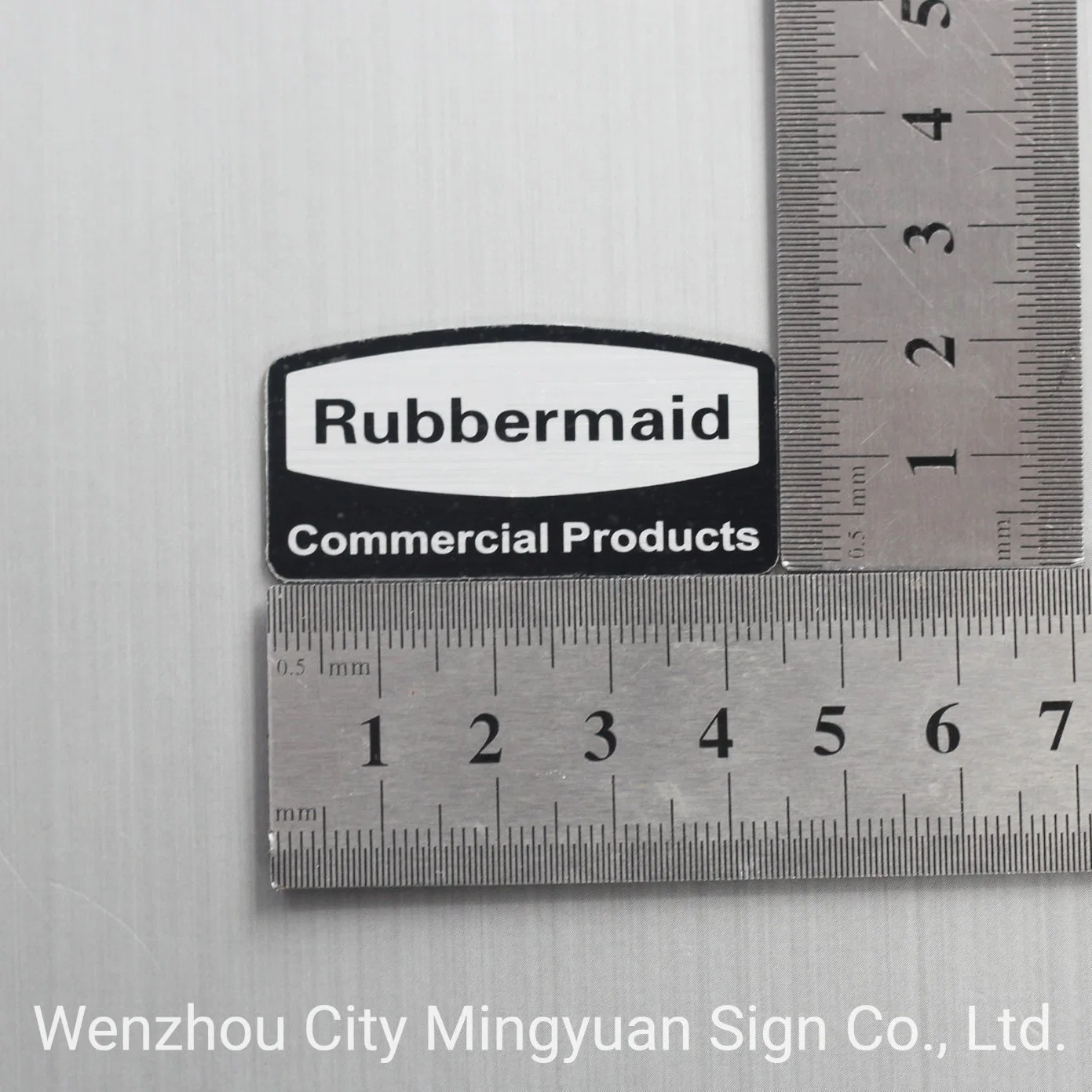 Branded Logo Metal Label Gold Plate Business&amp; Prime; Card Factory with ISO9001 Good Price