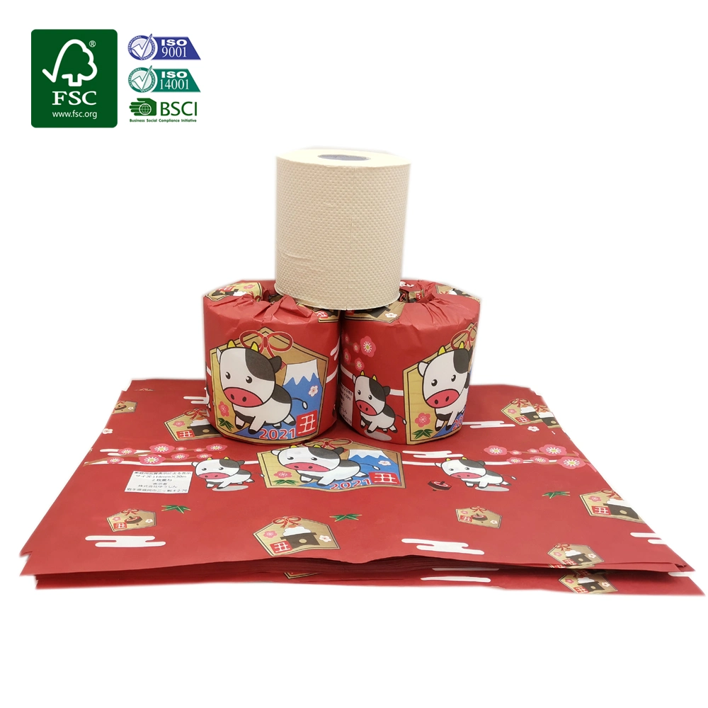 Customized 100% Bamboo Toilet Paper Fiber Eco-Friendly Wholesale/Supplier 3 Ply Layer