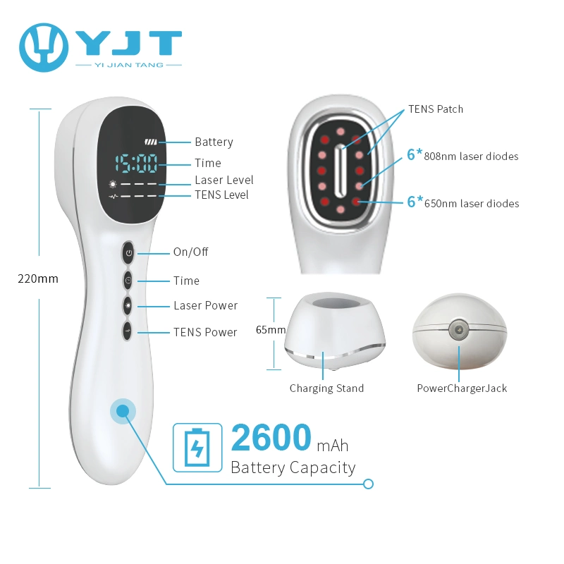 New Design Physical Low Level Laser Therapy Equipment with Tens Function