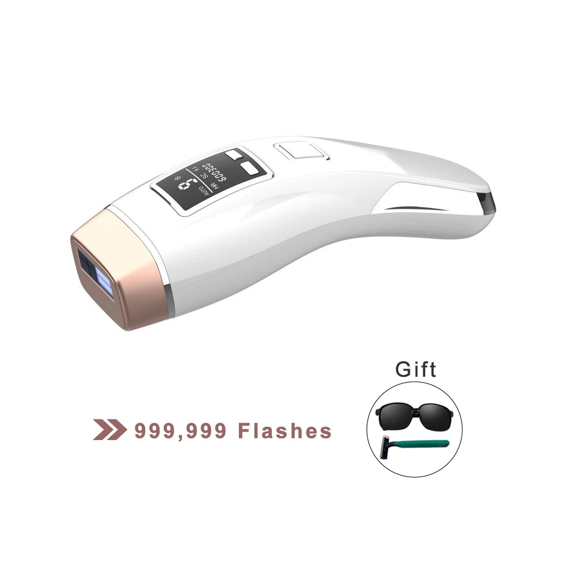 Nouveau Ice Cool 999999 flashs portable laser IPL cheveux indolores Démaquillant glace rajeunissement de la peau soin à la lumière intense pulsée