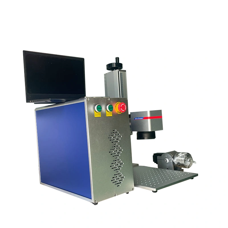 30 Watt 50 Watt 60 Watt Raycus Jpt Mopa Color Fiber Laser Marking Machine for Metal Plastic