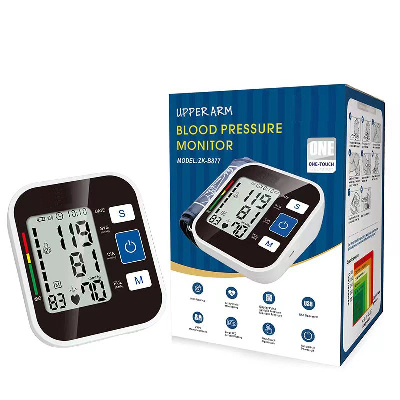 CE FDA Approved Xr-877 Digital Upper Arm Sphygmomanometer Blood Pressure Monitor