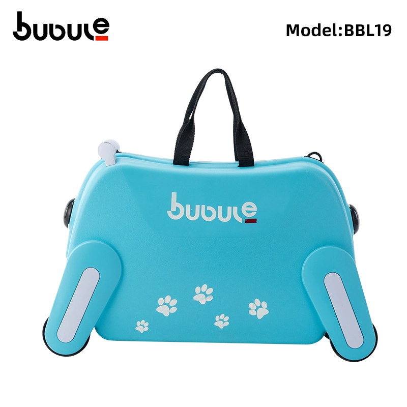 Bubule Cute 19 Inch Dog Style PP Kids Travel Carry on Suitcases Luggage (BBL19)