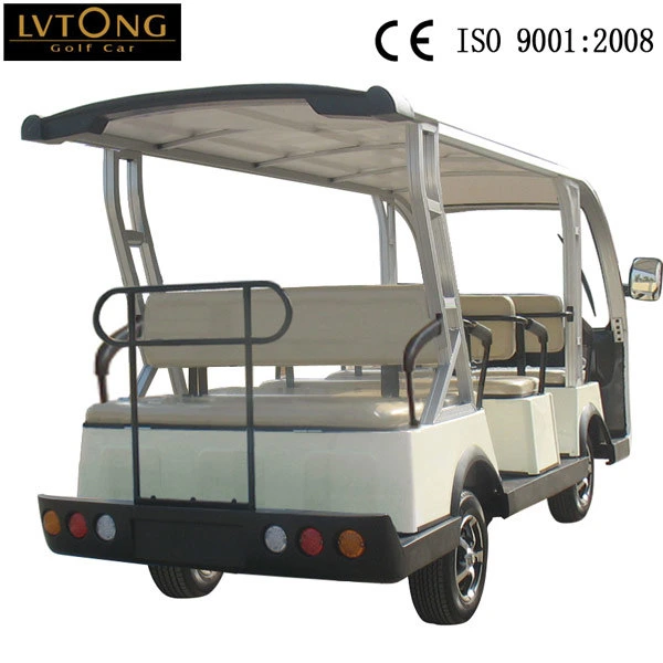 Strong Power Lithium Battery Great Price Electric Airport Shuttle Bus Car (Lt-S8+3)