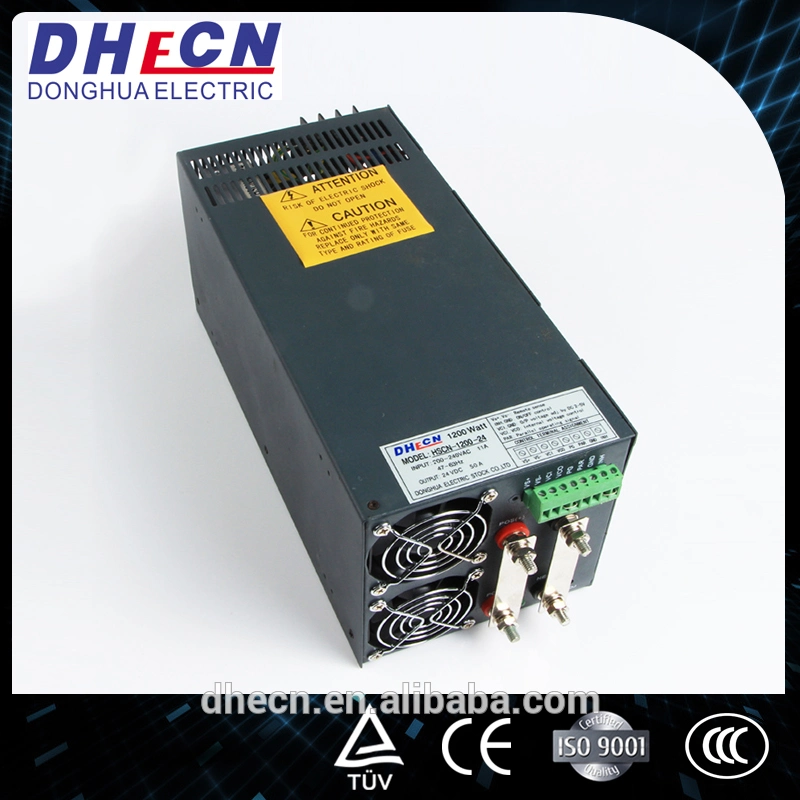 Hscn-1200-12 Switching Power Supply with Parallel Function 24VDC 50A 1200W