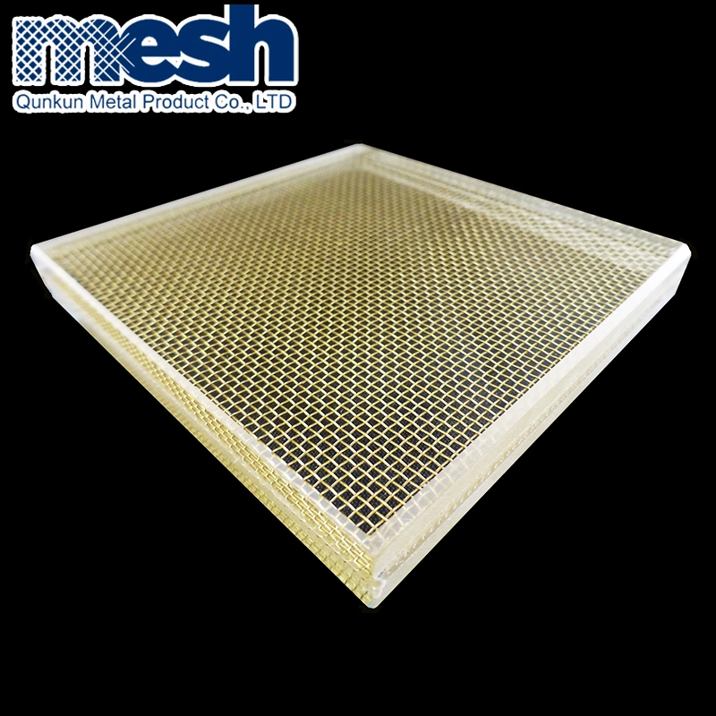 Provide Metal Wire Glass Laminated Steel Mesh