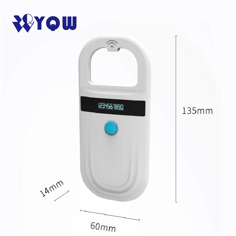 ISO 11784 11785 Fdx-B 134.2kHz Tag Portable RFID Animal ID Chip Pet Microchip Reader Scanner for Dogs and Cats