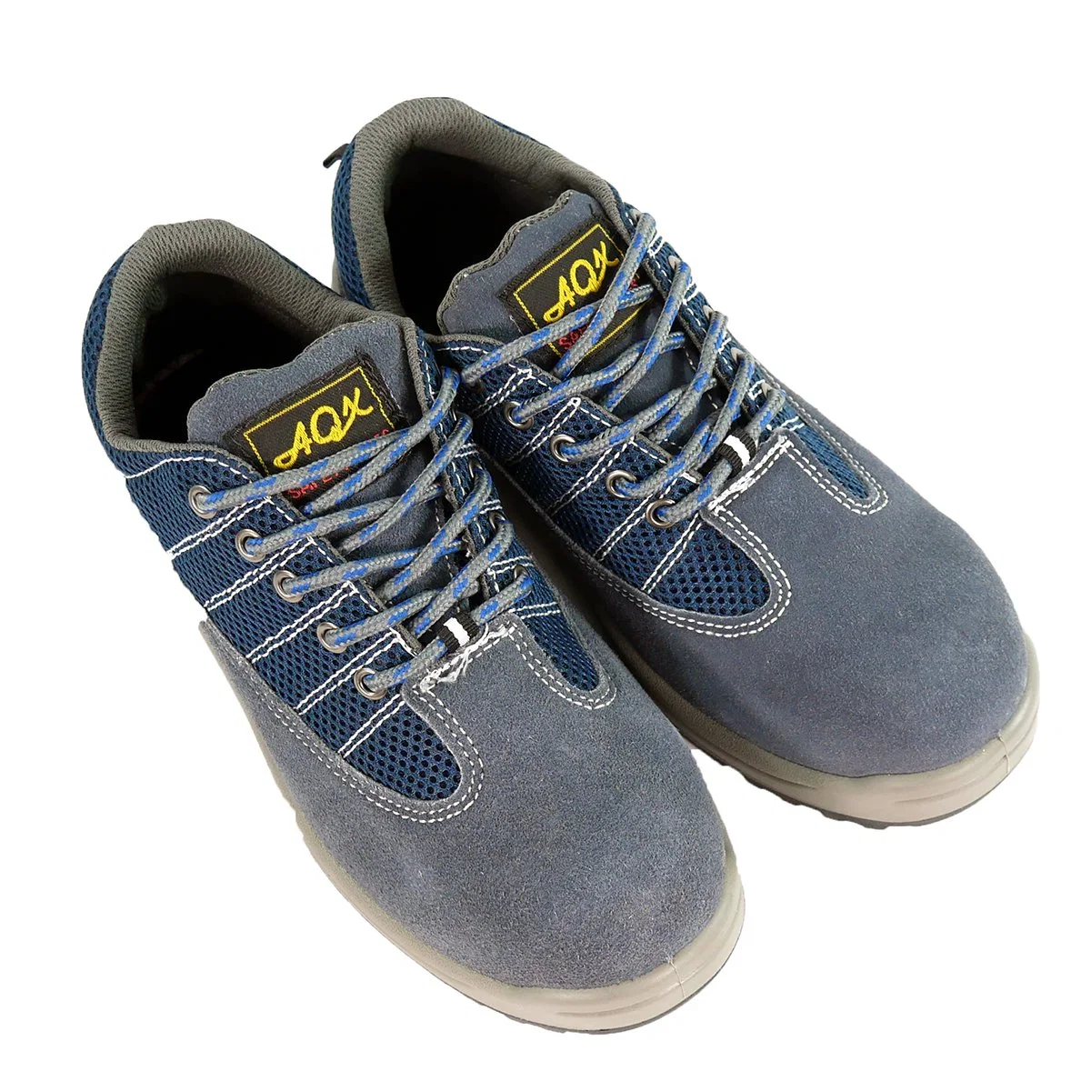 Blue Suede Cow Hide Iron Toe PU Sole High quality/High cost performance  Factory Price Durable Wear for Worker Safety Shoes