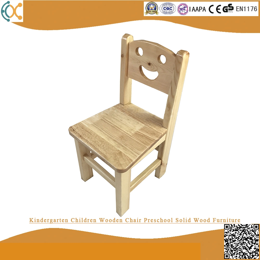 Kindergarten Kids Wooden Chair Preschool Solid Wood Furniture