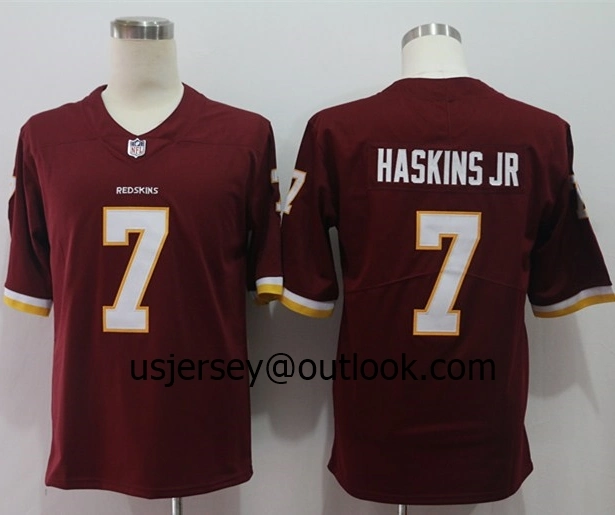 Redskins Haskins Jr Kerrigan Norman cardinaux de l'équipe de football américain Jerseys