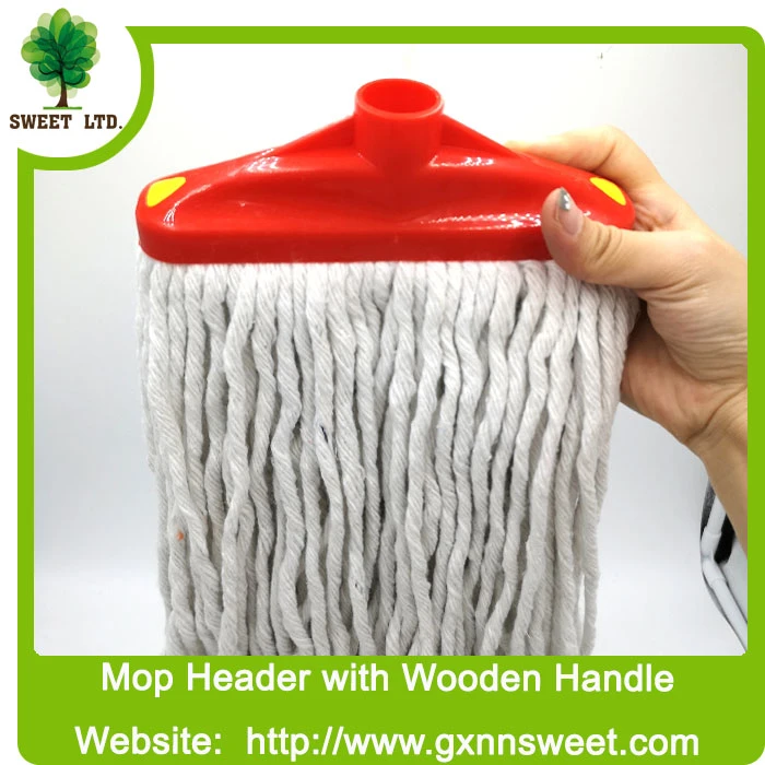 High Absorbent Plastic Sleeve Mops, Made From Cotton Fiber, Quality Wholesale/Supplier Supplier of Reusable Mops for Floor Cleaning