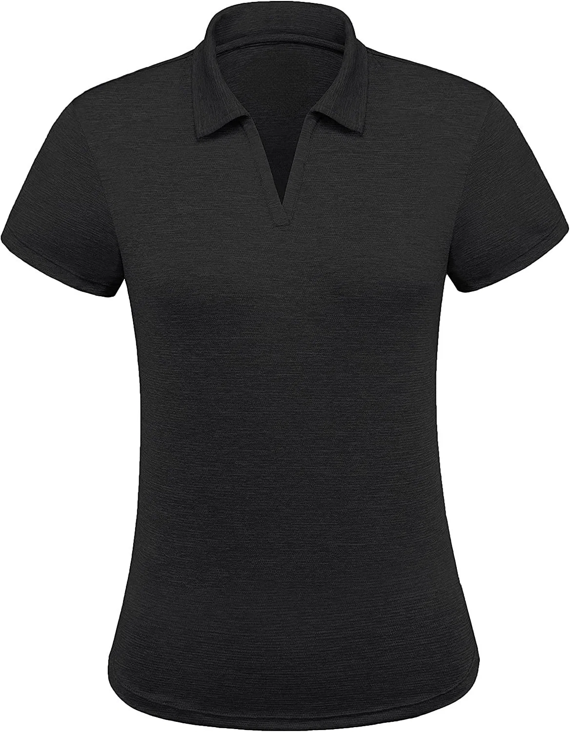 Golf Shirts Short Sleeves Golf Clothing V-Neck Running Shirts for Women
