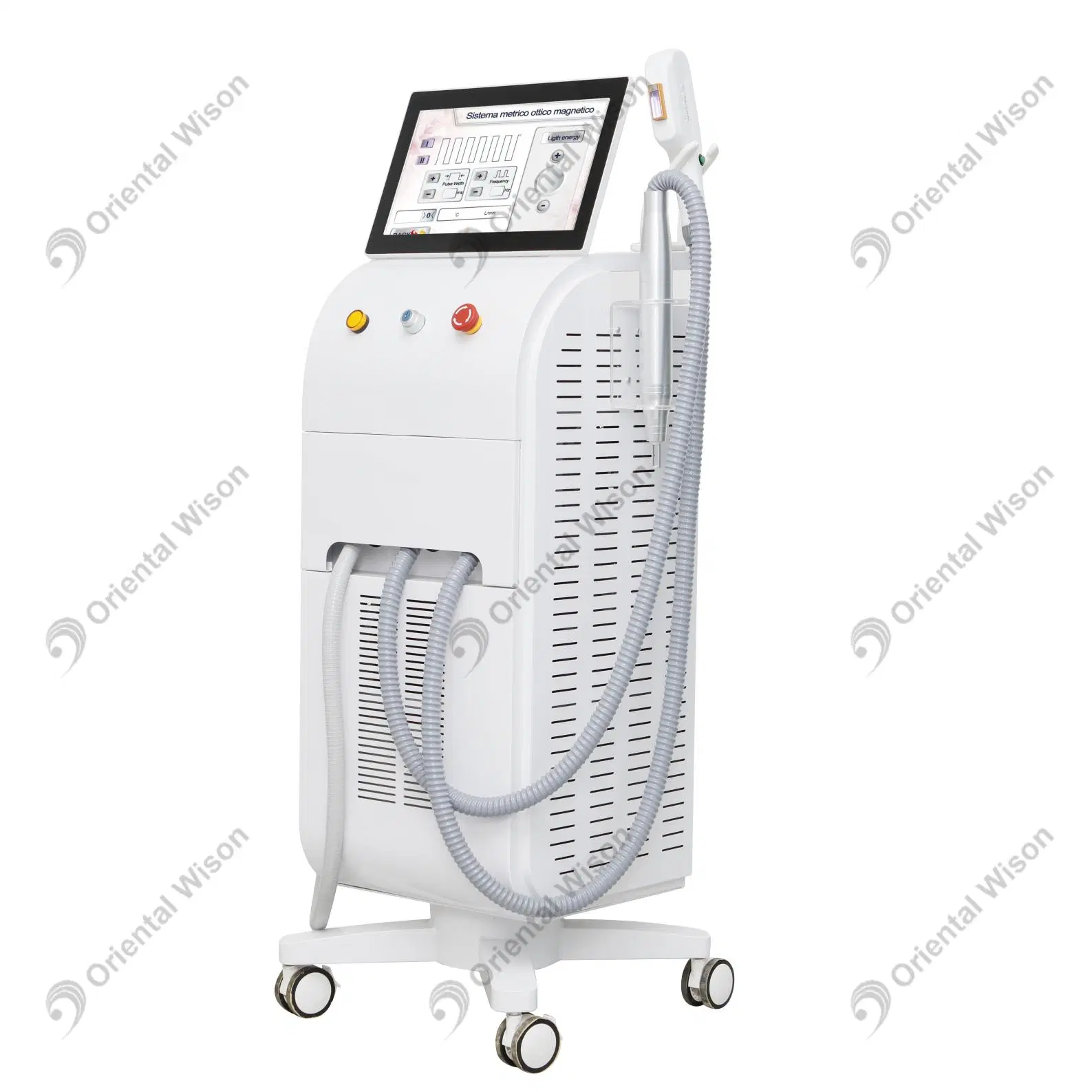 Laser de díodo OW-G3 755 808 1064 nm 1600 W cabelo laser de díodo Máquina de remoção ND YAG Remoção de tatuagens por laser luz pulsada rejuvenescimento da pele Máquina