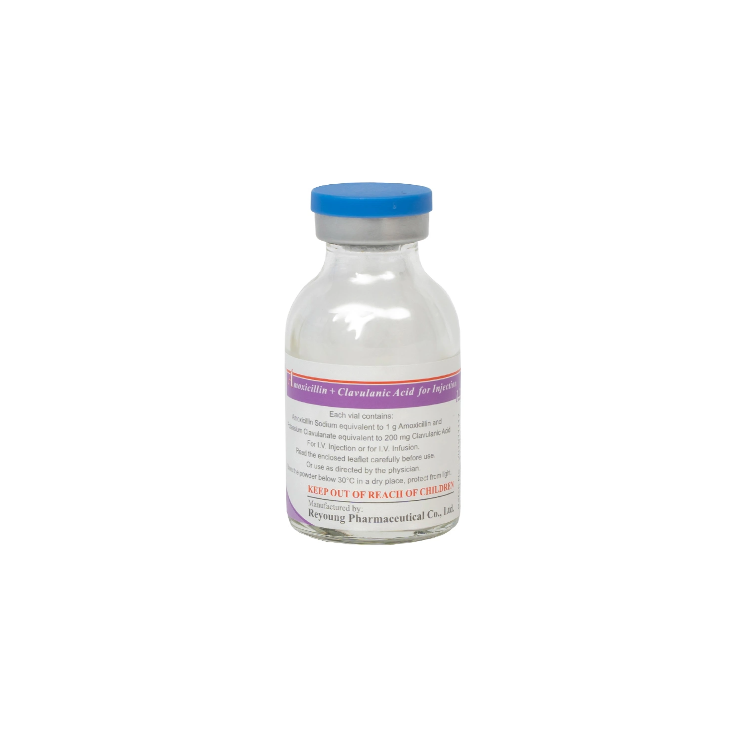 Sensitive Penicillin Antibiotics/Amoxicillin Sodium and Clavulanate Potassium for Injection 0.6g, 1.2g