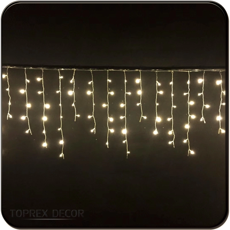 China Supplier Quality Wholesale/Supplier Copper Wire LED Icicle Twinkle Light Backdrop with CE&RoHS