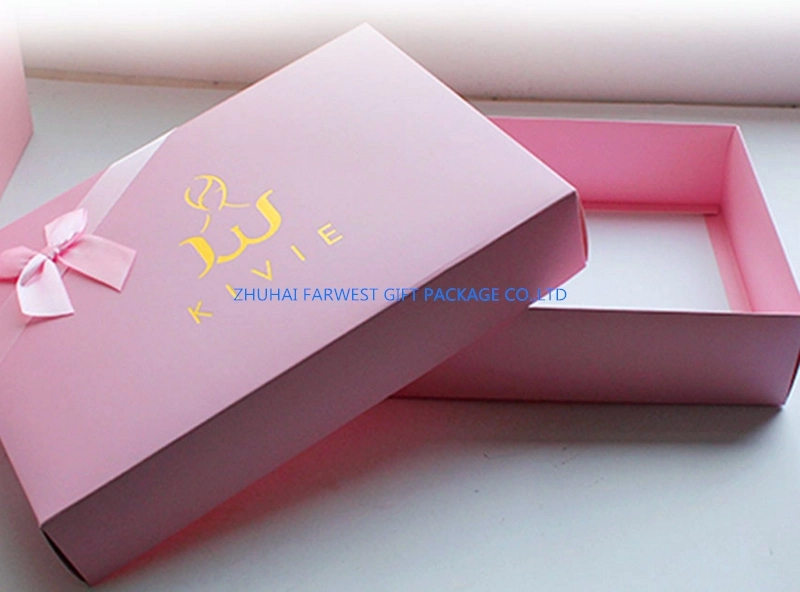 Card Paper Gift Box for Bra Packaging Color Bag Good Quality