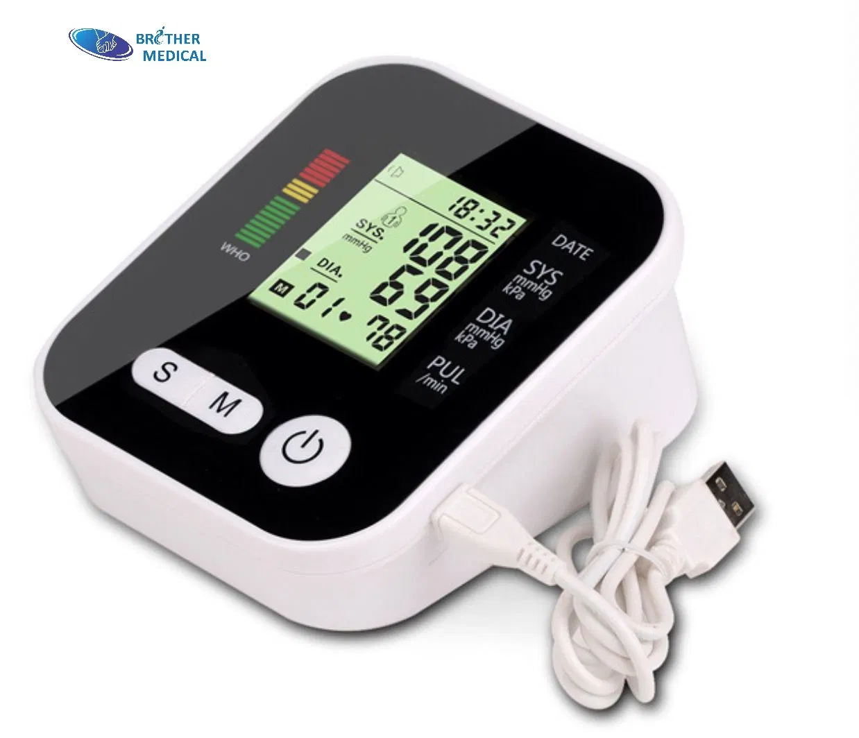 Fully Automatic Pediatric Portable Digital Bp Machine Blood Pressure Monitor