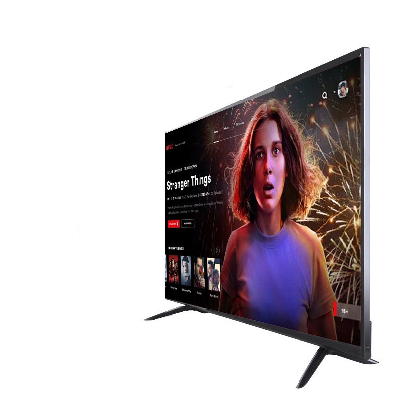 Smart TV LED 2K de alta definição personalizada e venda a quente de 65 polegadas