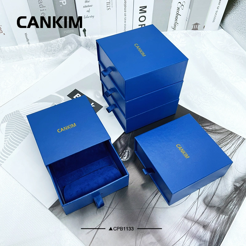 Cankim Jewelry Packaging Pouch and Box Portable Jewelry Box Jewelry Paper Box Boxes for Jewelry Packing