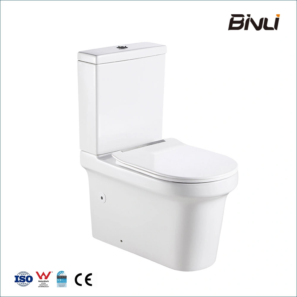 Banheira de vender na Europa Floor-Standing Design a poupança de água WC P-armadilha para casa de banho e WC