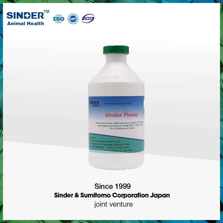 Poultry Vaccine Reassortant Avian Influenza Virus AVI Subtype H5 Vaccine, Inactivated Strain Re-6 + Strain Re-8 for Bird Use 500ml/Bottle