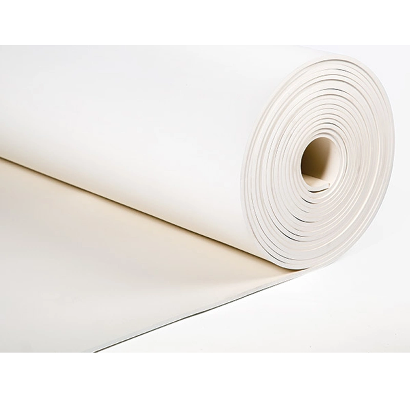 Heat Resistance 0.5mm 1mm Transparent White Neoprene Rubber Sheet