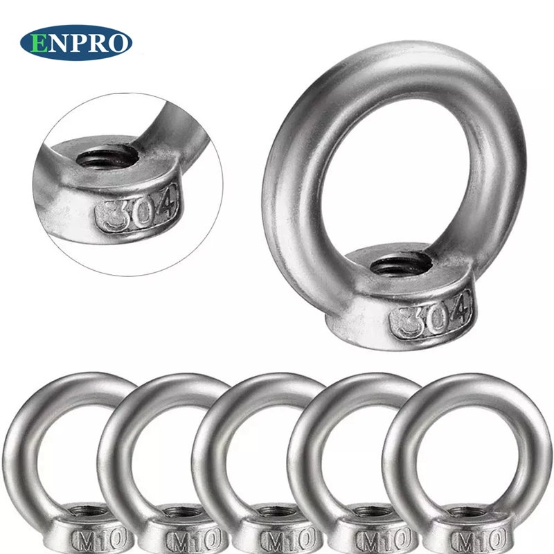 Good Quality M8 M16 M20 A2 A4 Stainless Steel Lifting Eye Nut DIN582