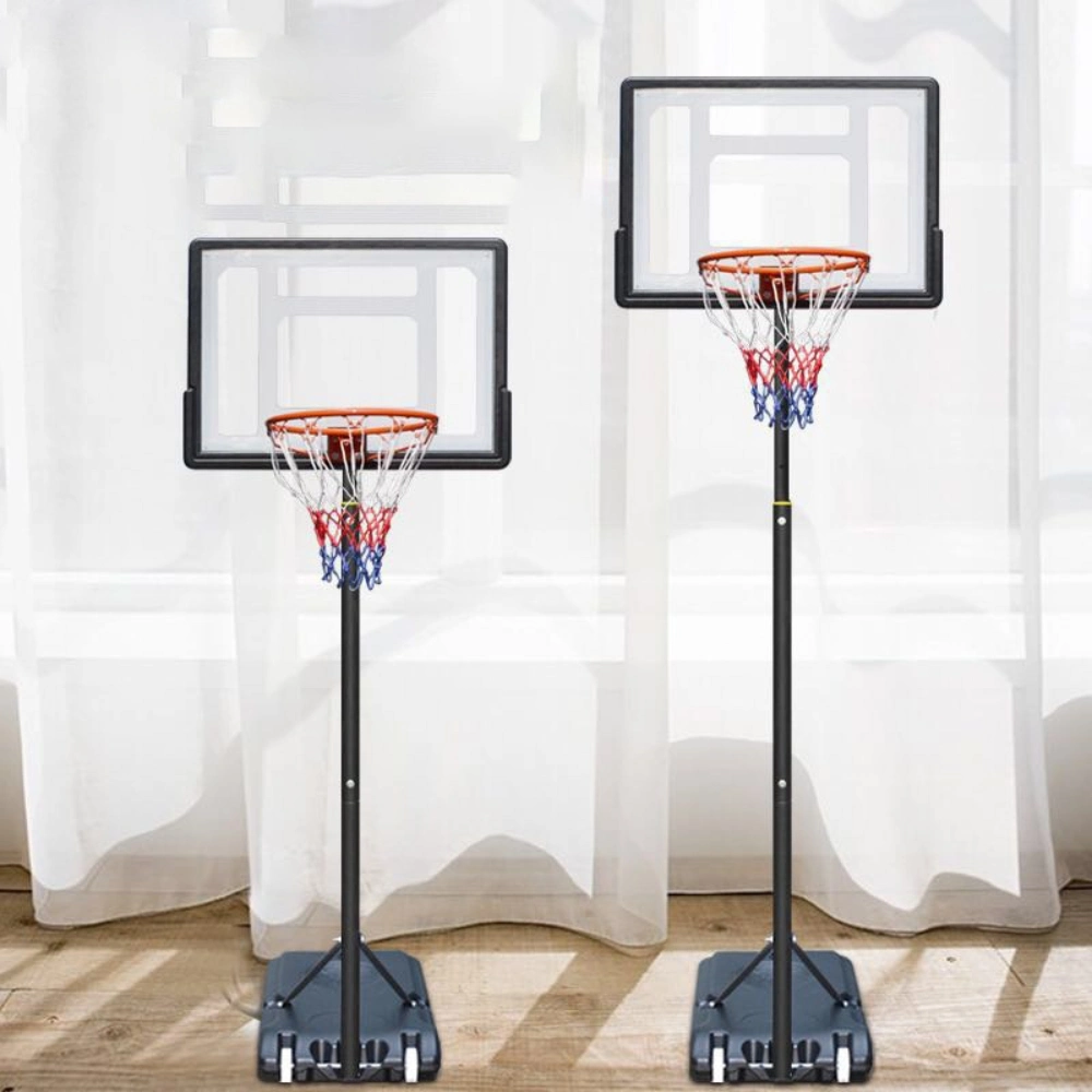 Basketball Board and Ring Set with Wheeled Stand Wyz23359