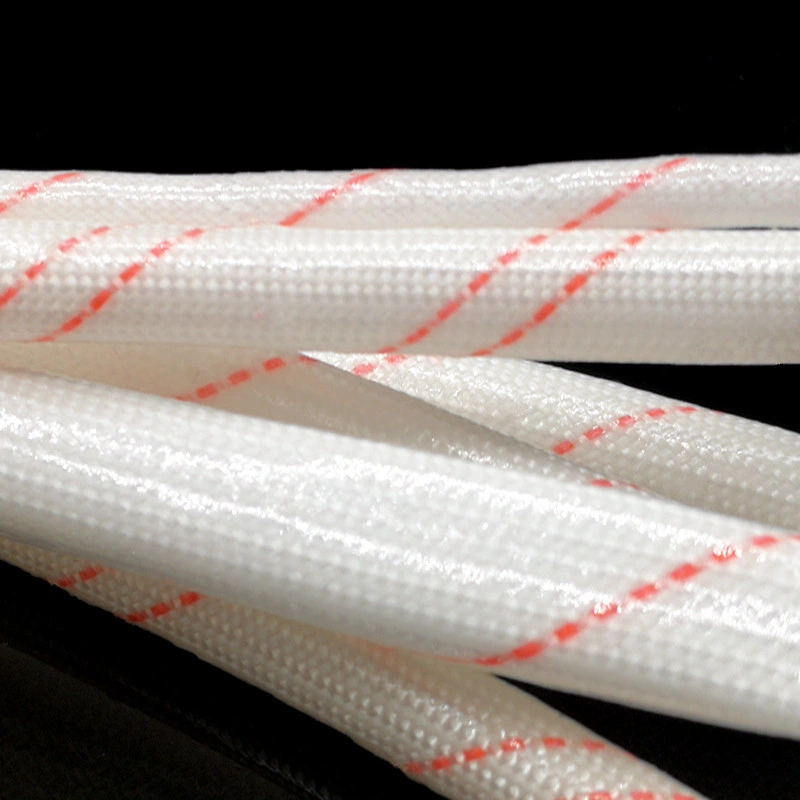 Electrical Insulation Material 2715 1.5 2.5kv PVC Resin Coated Insulation Fiberglass Braided Sleeving