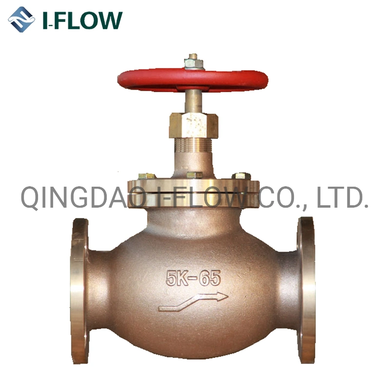 F 7346 5K Union Bonnet Type Marine Bronze Brass Globe Valve