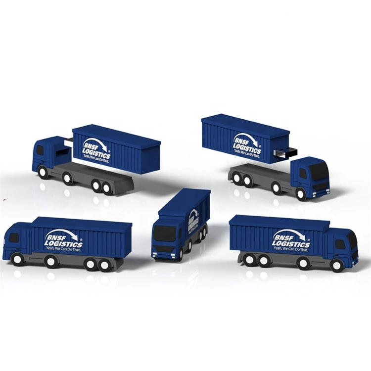 Train Shape PVC USB Flash Drive 1GB-64GB Gadgets Toy USB Pen Drive/USB Stick