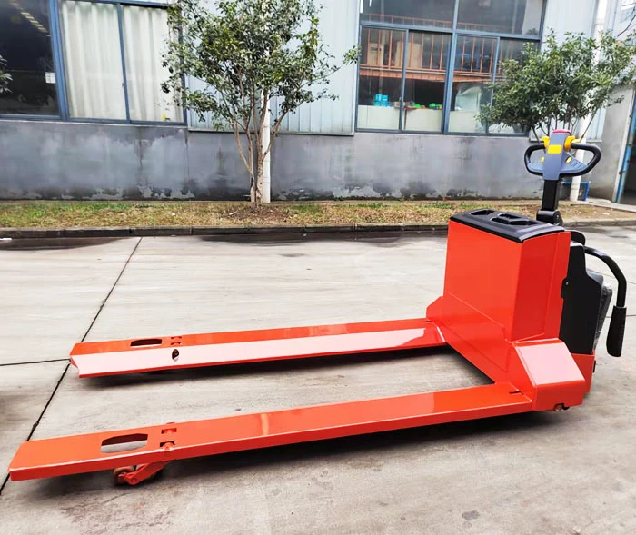 Vlift Brand 2,5ton Beam Pallet Truck mit 2200mm Gabellänge Ideal für die Textilindustrie