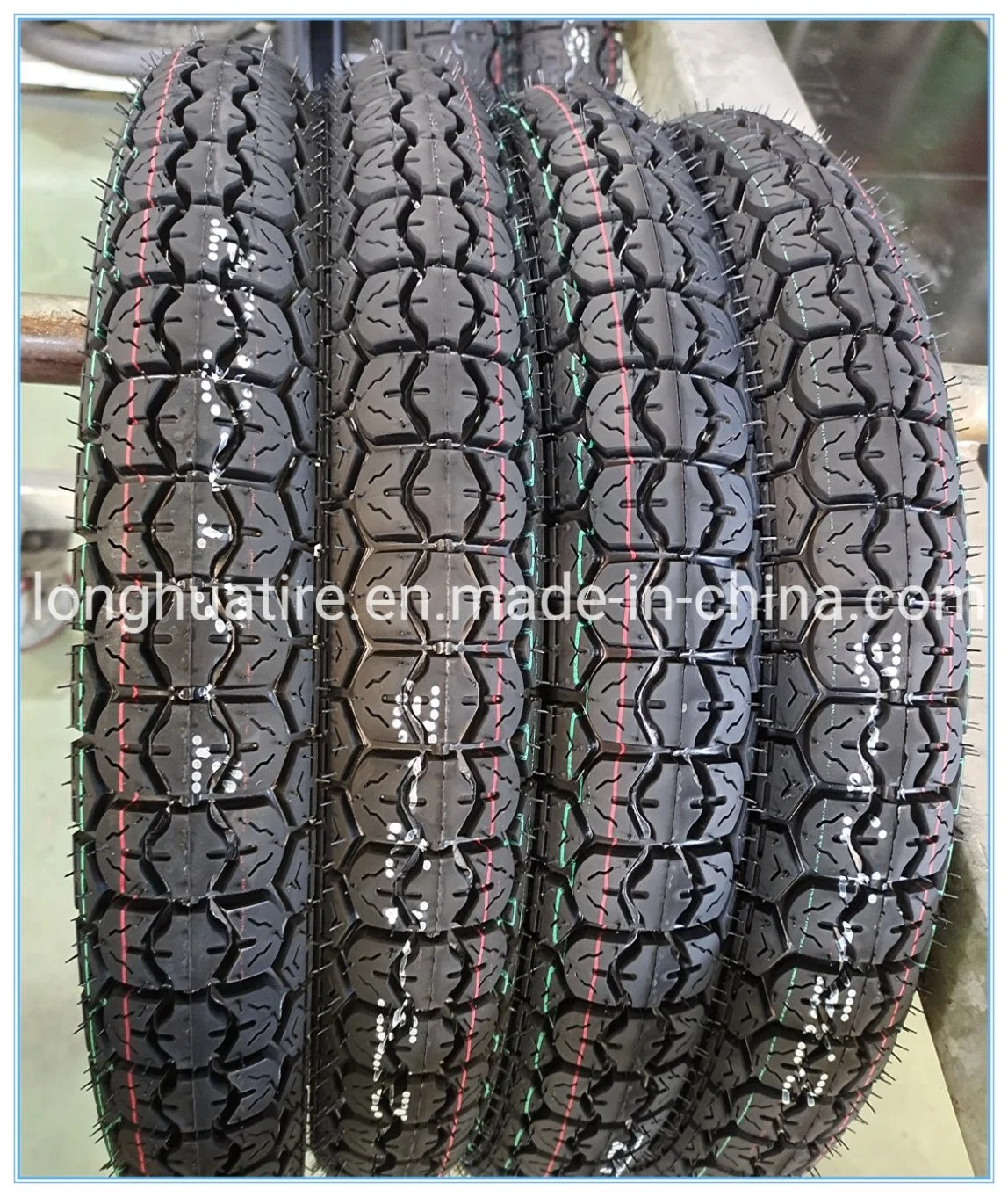 Motorrad Reifen und Schlauch mit beliebten Muster Golden Qualität (3,00-17)
