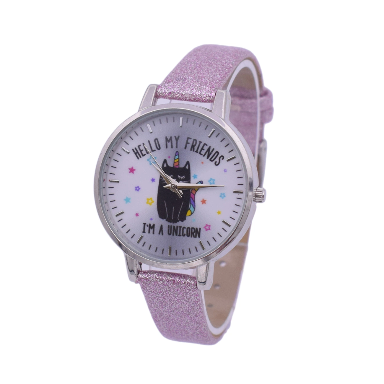 OEM Custom Fashion Casual Leather Strap Ladies Wrist Watch